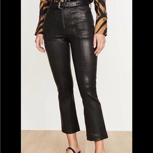 Joe’s Jeans Callie high-rise boot cut “Callie” leather pants